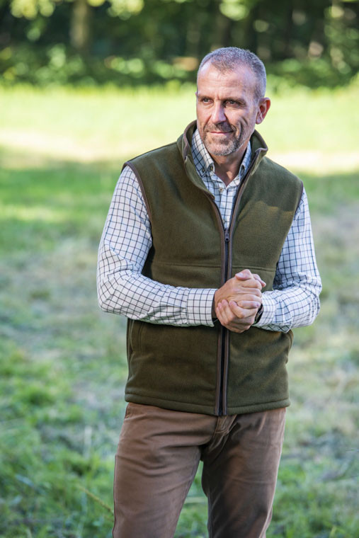 Harvey mens stylish fleece gilet Baleno Clothing - Main Image